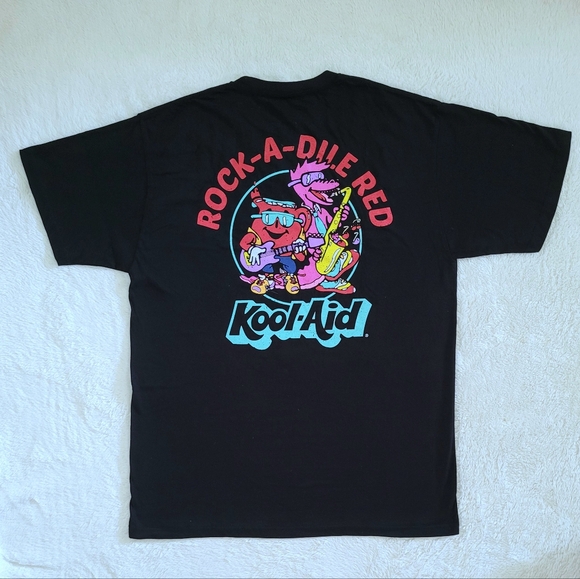 Mad😡 Engine Global🌎 LLC "Rock-A-Dile Red Kool-Aid" Graphic Tee👕 - NWT - Picture 9 of 12